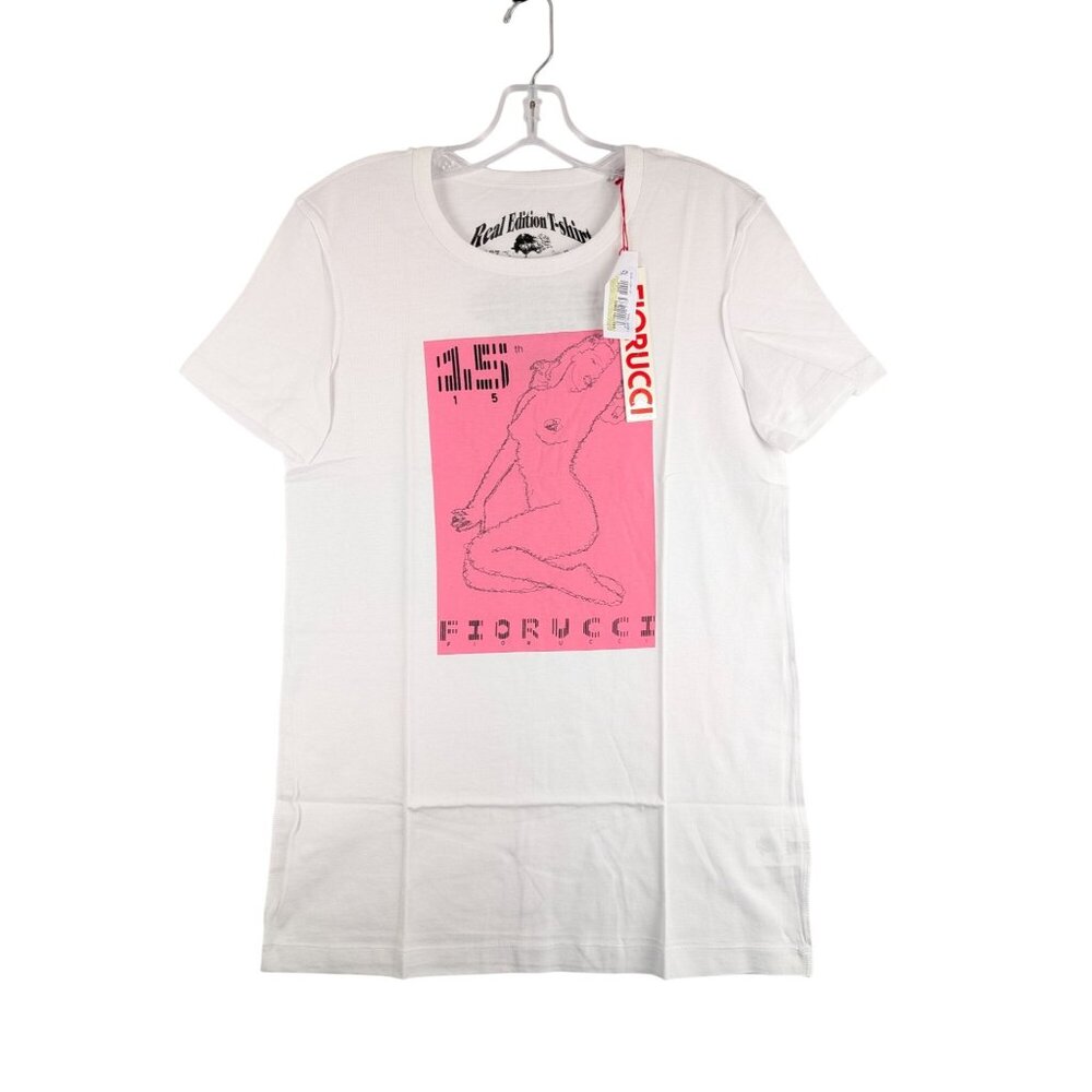 Fiorucci Shirt Womens XS Kisses Marilyn Monroe Silhouette Short‎ Sleeve Tee NWT